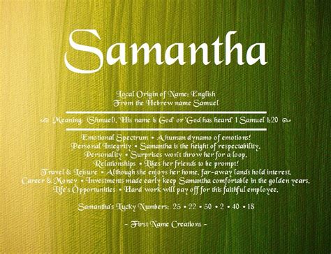 samantha meaning in tamil|what does samantha stand for.